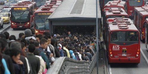 Transmilenio de Bogotá: Imagen capturada en internet